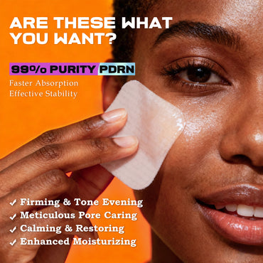 LOLLSEA Skin Reset PDRN Toner Pads | Sooth, Hydrate, Brighten