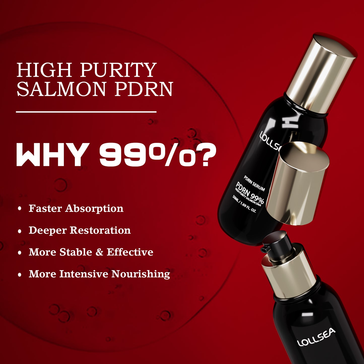 LOLLSEA Glow Boost PDRN Serum | Fix, Fortify, and Turn Back the Clock